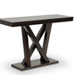 Everdon Modern Sofa Table in Dark Brown - Stylish Living Room Furniture, Contemporary Design, Versatile Accent Table