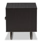 Warwick End Table - Modern Espresso Brown Finished Wood Accent Table for Living Room or Bedroom