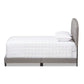 Lexi Queen Size Bed - Modern Light Grey Fabric Upholstered Design for Stylish Bedrooms