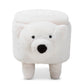 Bjorn Bear Storage Ottoman Contemporary Wool Upholstered Design for Stylish Organization and Comfort