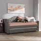 Eliza Daybed - Modern and Contemporary Grey Fabric Upholstered