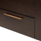 Carlson Twin Size Platform Storage Bed - Modern Espresso Brown Wood with 3 Drawers for Organized Living