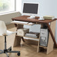 Rhombus Modern Writing Desk with Sleek Design, Spacious Surface and Stylish Storage for Home Office or Study