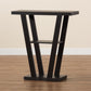 Boone Console Table Modern and Contemporary Espresso Brown Finished Wood