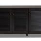 Warren Espresso Shoe Storage Cabinet with Modern Design and Ample Space for Organizing Footwear