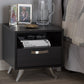 Warwick End Table - Modern Espresso Brown Finished Wood Accent Table for Living Room or Bedroom