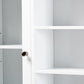 Campbell Bathroom Storage Cabinet Modern White Finished Wood Over the Toilet Organizer for Space-Saving Solutions