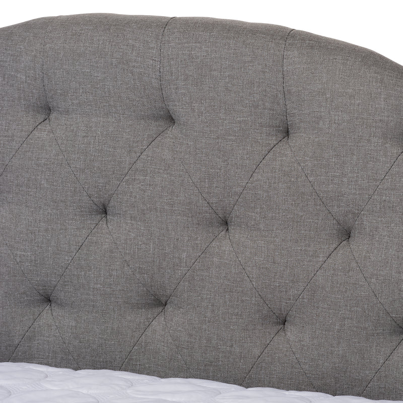 Eliza Daybed - Modern and Contemporary Grey Fabric Upholstered