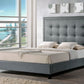 Hirst Gray Platform Bed - Bed