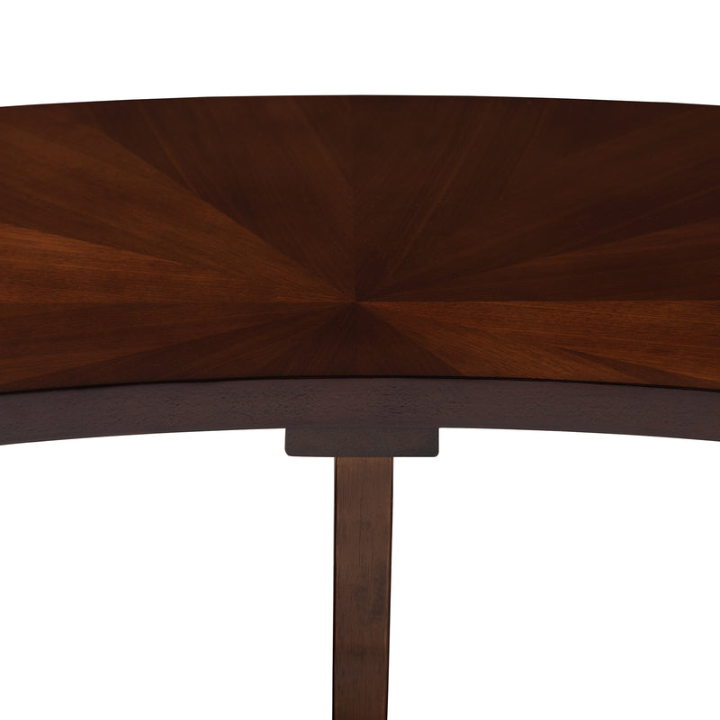 Berlin Dining Bench - Mid-Century Modern Design with Walnut Finish and Curved Wood for Stylish Seating