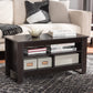 Nerissa Coffee Table Modern Wenge Brown Design for Elegant Living Room Decor