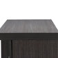 Viveka TV Cabinet 47-Inch Greyish Dark Brown Wood with 2 Doors