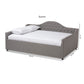 Eliza Daybed - Modern and Contemporary Grey Fabric Upholstered