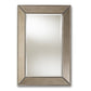 Emelie Accent Wall Mirror Modern Contemporary Design Antique Silver Finish for Home Decor