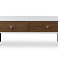 Gemini Contemporary Wood Coffee Table with Modern Design and Stylish Finish