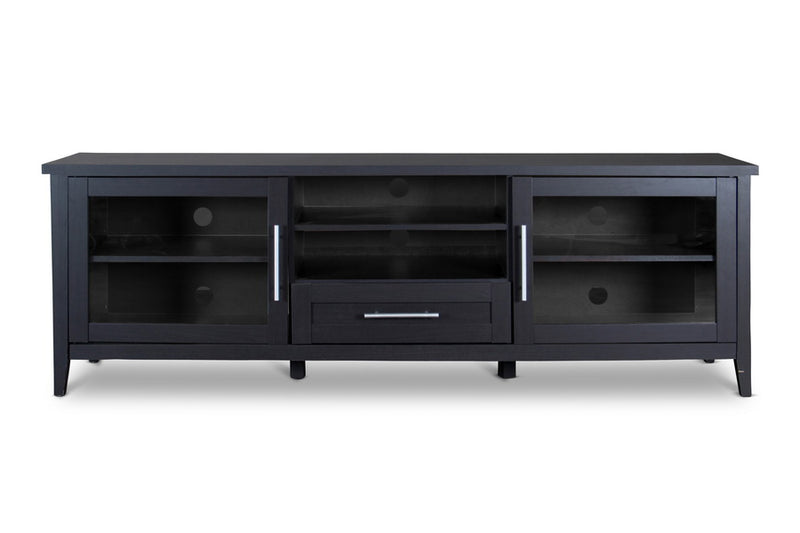 Espresso TV Stand with Drawer for Organized Entertainment Storage