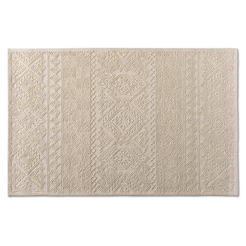 Linwood Area Rug Modern Ivory Hand-Tufted Wool Design for Stylish Home Decor