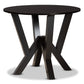 Kaila Dining Set Modern and Contemporary Dark Brown Finished Wood 5-Piece