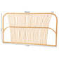 Laina Queen Size Wall-Mount Headboard in Modern Bohemian Natural Brown Rattan