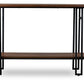 Newcastle Console Table Stylish Wood and Metal Design for Entryway or Living Room Decor