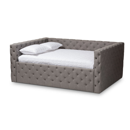 Anabella Daybed - Modern and Contemporary Grey Fabric Upholstered