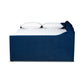 Lennon Daybed - Modern and Contemporary Navy Blue Velvet Fabric Upholstered with Trundle