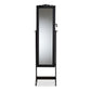 Madigan Jewelry Armoire Modern and Contemporary Black Finished Wood with Mirror