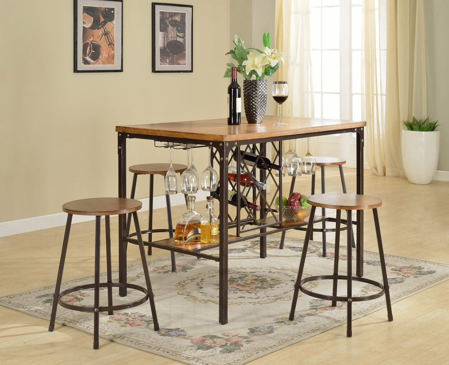 Vintner Pub Set Elegant Bar Table and Stools