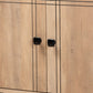 Patterson Kitchen Storage Cabinet Modern Oak Brown Finish with 1 Drawer for an Organized Space