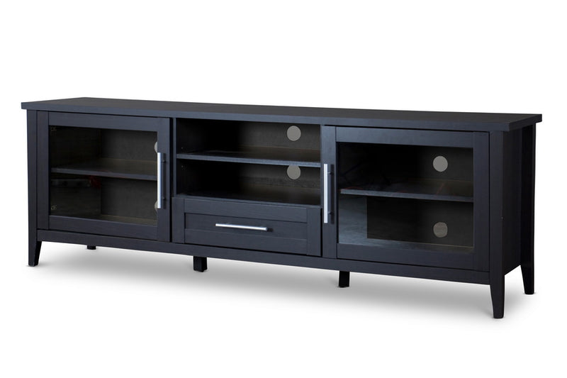 Espresso TV Stand with Drawer for Organized Entertainment Storage