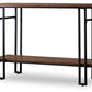 Newcastle Console Table Stylish Wood and Metal Design for Entryway or Living Room Decor