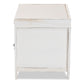 Jacoby Storage Bench Modern Transitional Beige Fabric Upholstered with Multi-Colored Wood and 3 Drawers for Stylish Organization