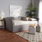 Delora Daybed - Modern and Contemporary Beige Fabric Upholstered