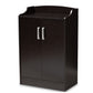 Verdell Shoe Cabinet Modern Contemporary Wenge Brown Finish for Stylish Storage Solutions