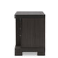 Viveka TV Cabinet 47-Inch Greyish Dark Brown Wood with 2 Doors