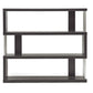 Barnes Bookcase Dark Brown Three-Shelf Modern