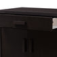 Bienna Shoe Cabinet - Modern Wenge Brown Storage Solution for Organizing Footwear