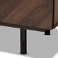 Berit Mid-Century Modern TV Stand in Walnut Brown Wood with Storage and Stylish Design