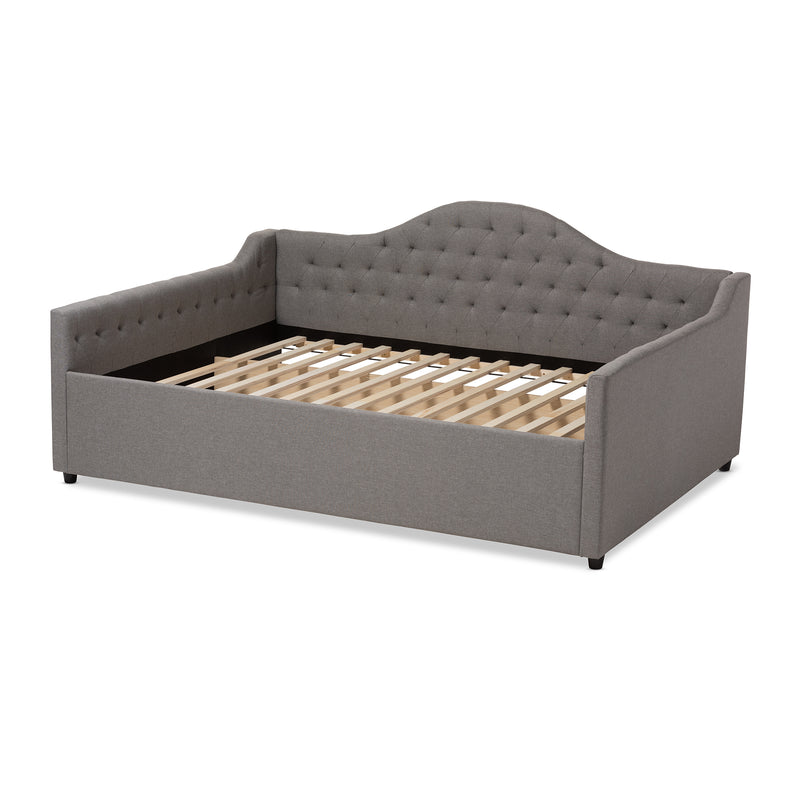 Eliza Daybed - Modern and Contemporary Grey Fabric Upholstered