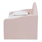 Timila Daybed - Modern and Contemporary Light Pink Velvet Fabric Upholstered with Trundle