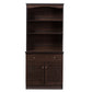 Agni Buffet and Hutch Modern Contemporary Dark Brown Kitchen Cabinet