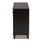 Warren Espresso Shoe Storage Cabinet with Modern Design and Ample Space for Organizing Footwear