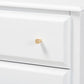 Naomi Bedroom Chest Classic White Finished Wood 4-Drawer Storage Solution for Stylish Bedrooms