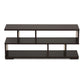 Arne TV Stand Modern Dark Brown Finished Wood Entertainment Center for Living Room Storage and Display