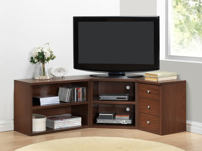 Commodore TV Stand with Modern Design and Adjustable Shelves for Living Room Entertainment Centers