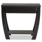 Capote Console Table Modern and Contemporary Espresso Brown Finished Wood 2-Drawer