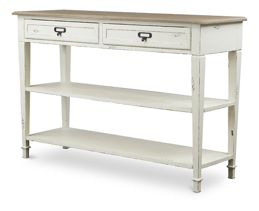 Dauphine Accent Console Table - Traditional French Design with Elegant Detailing for Living Room or Entryway