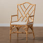 Delta Rattan Dining Chair Modern Contemporary Design with Natural Finish for Stylish Dining Spaces