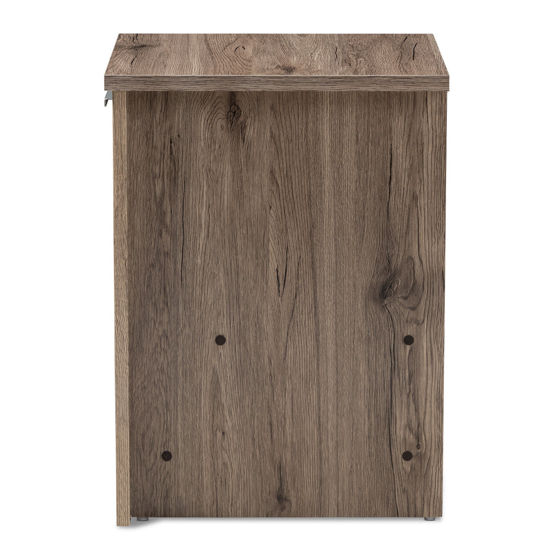 Laverne Nightstand Modern Oak Brown Design with 1 Drawer for Bedroom Storage