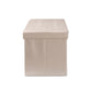 Haide Ottoman Modern and Contemporary Beige Fabric Upholstered Storage